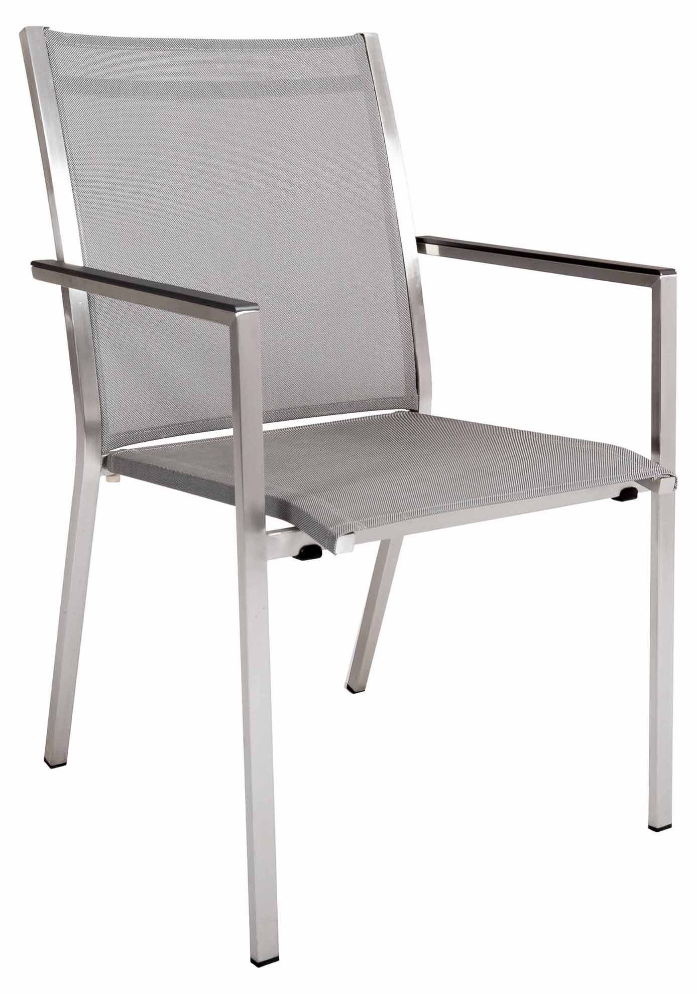 Rome Stapelsessel Edelstahl