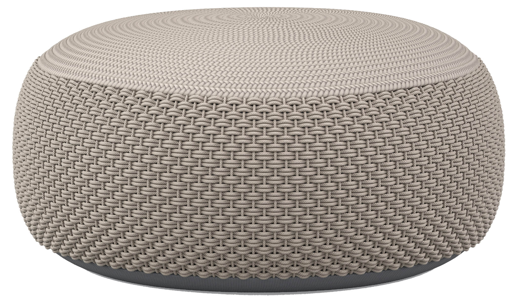 Pouff Cylinder Ø 80cm, Höhe 30cm, sand