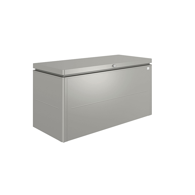 LOUNGEBOX® 160 Kissenbox 160x70x83,5cm, quarzgrau-metallic, zerlegt