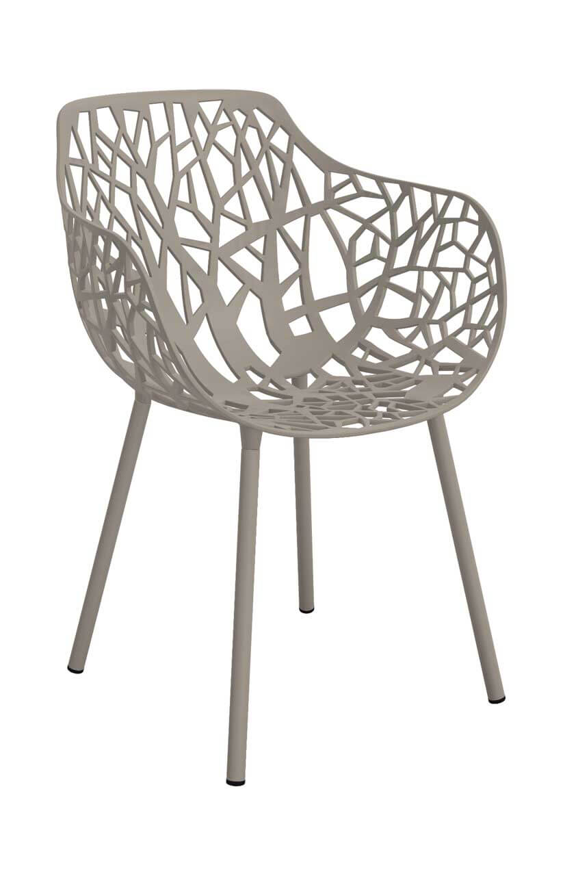 FOREST Sessel mit Armlehnen, taupe