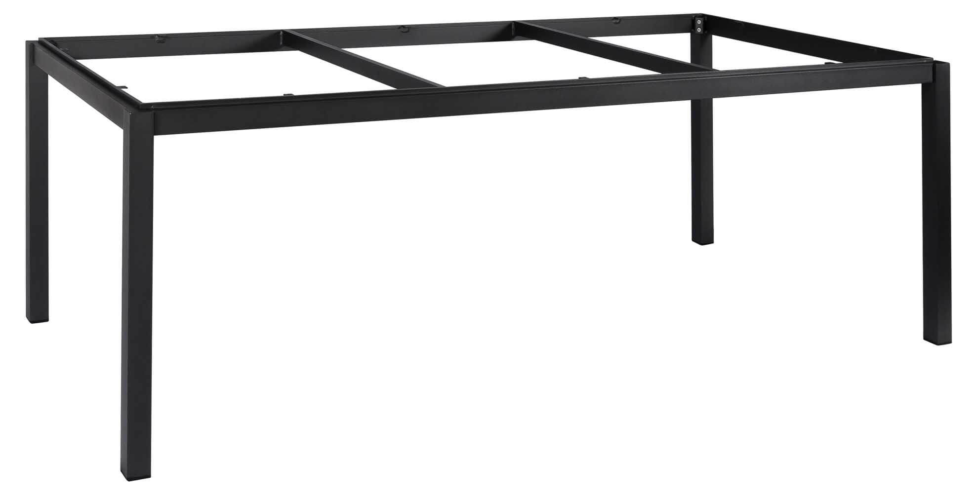 Lugo Tischgestell 220x100cm rechteckig, eisengrau