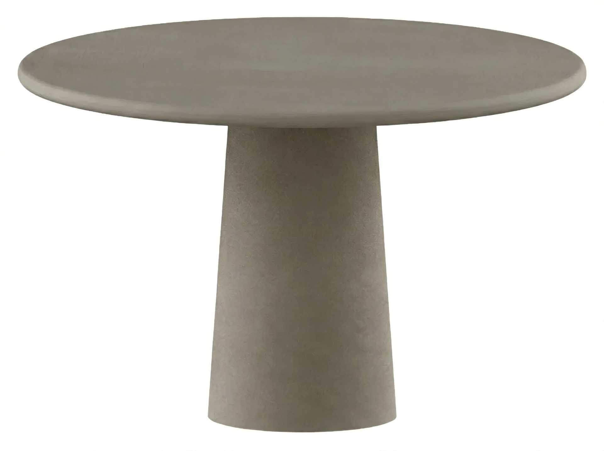 Mono Kaffeetisch 60cm rund, 55cm hoch, zementgrau