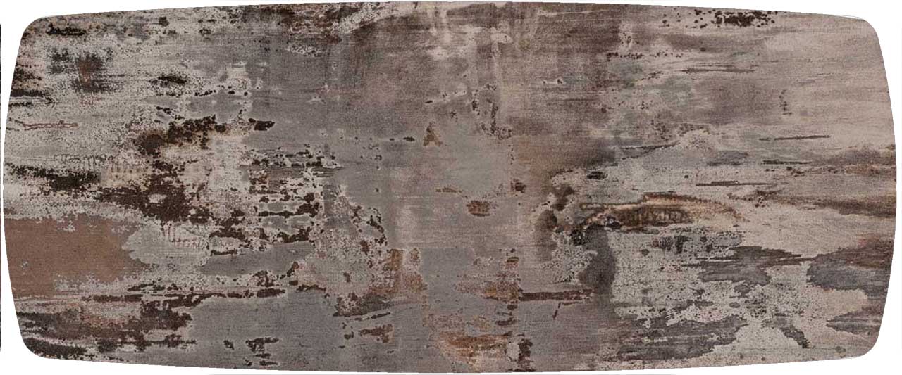 Tischplatte 240x100cm Bootsform, Dekton trilium (8mm)