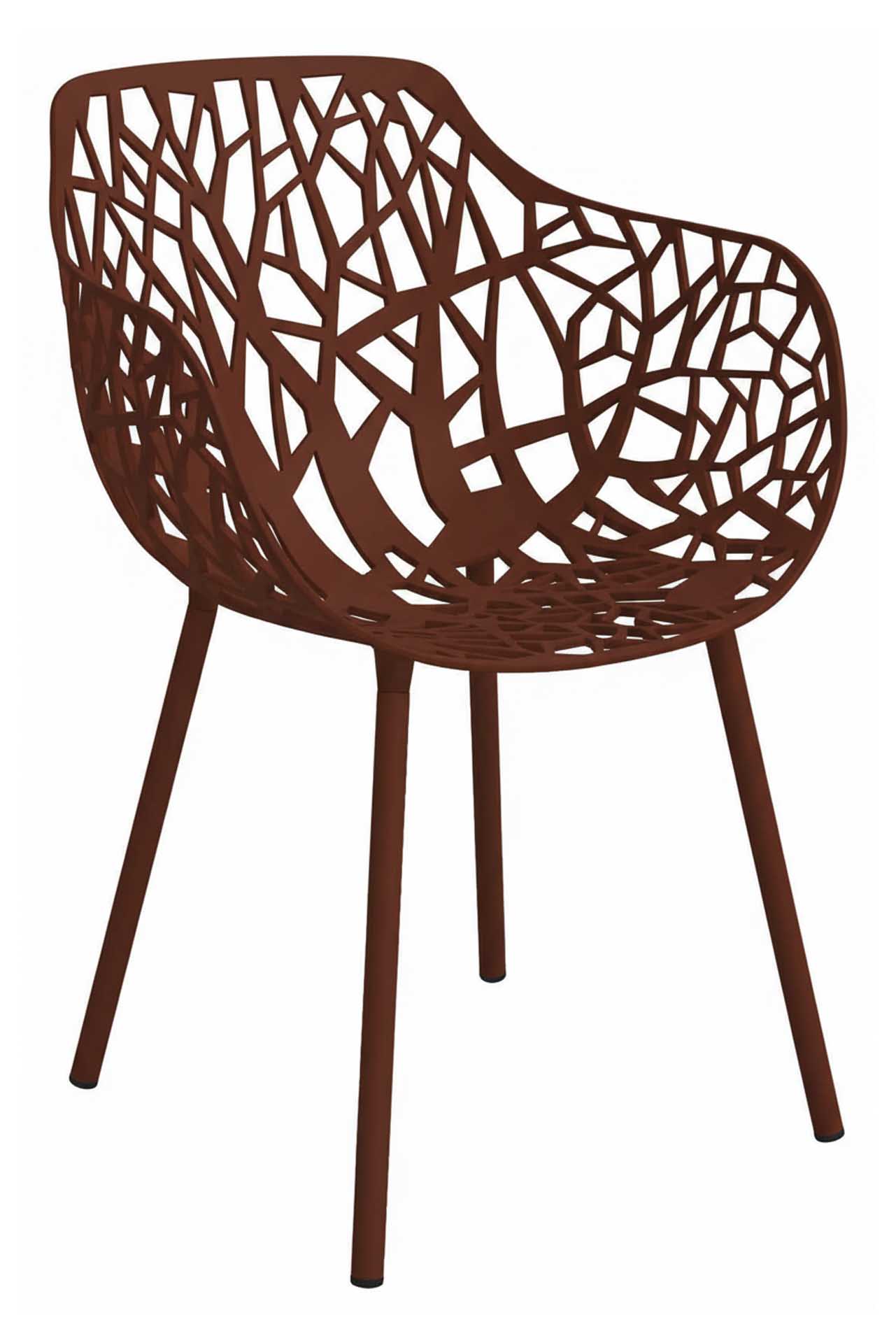 FOREST Sessel mit Armlehnen, kastanienbraun