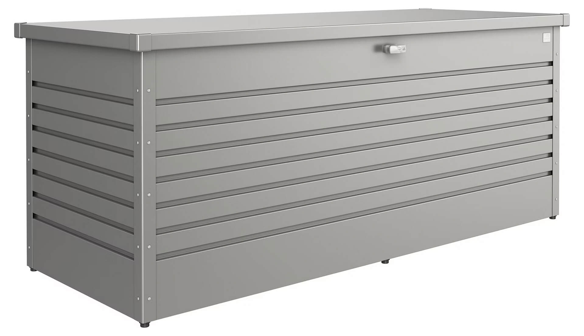 FREIZEITBOX 200 Kissenbox 201x79x83cm, quarzgrau-metallic, zerlegt