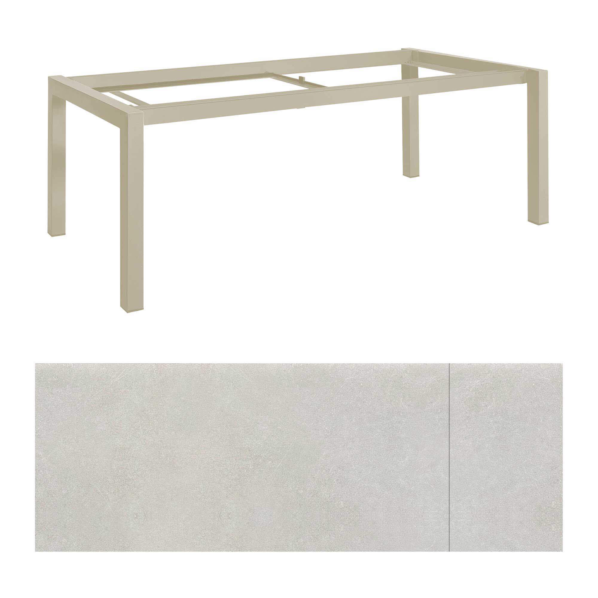 Forli Ausziehtisch 220/280x100cm, sand/HPL sand