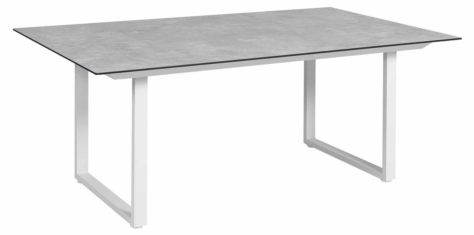 Rao Tischgestell für Platte 160x90cm, Höhe 64cm, weiß