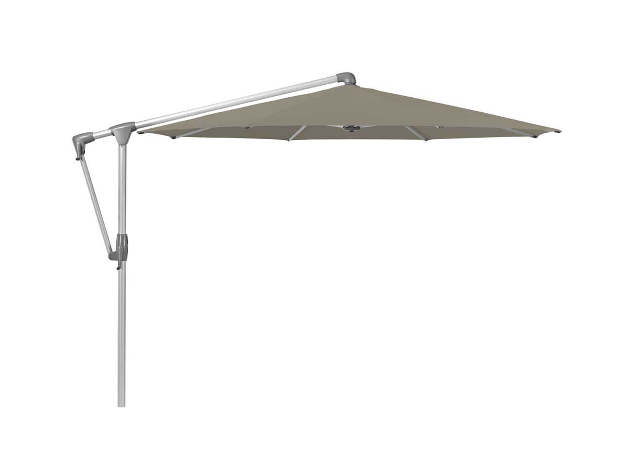 SUNWING® CASA Ampelschirm 300cm rund, eloxiert/461 taupe