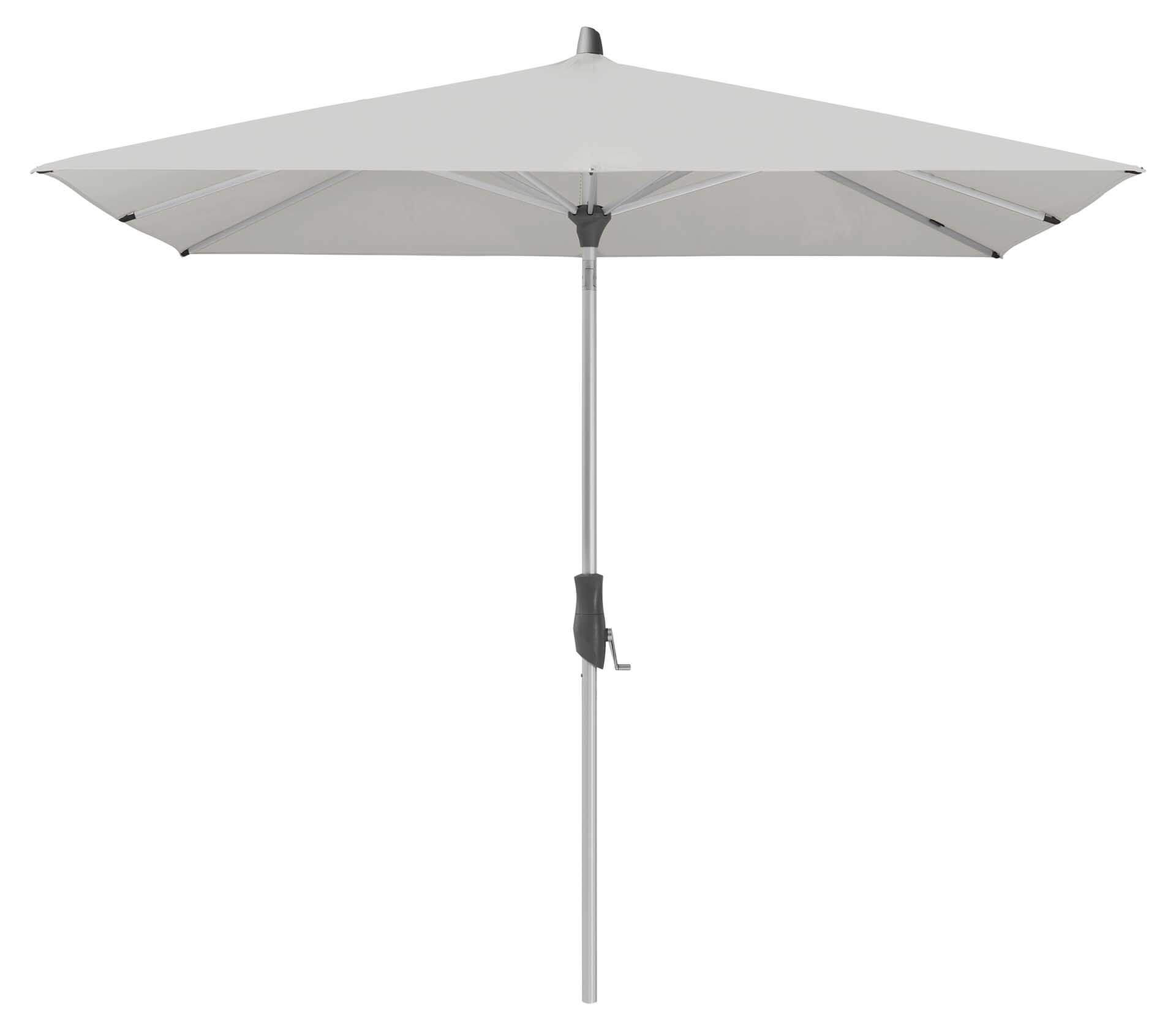 ALU-TWIST easy Sonnenschirm 250x200cm, Stoff 156 pale grey