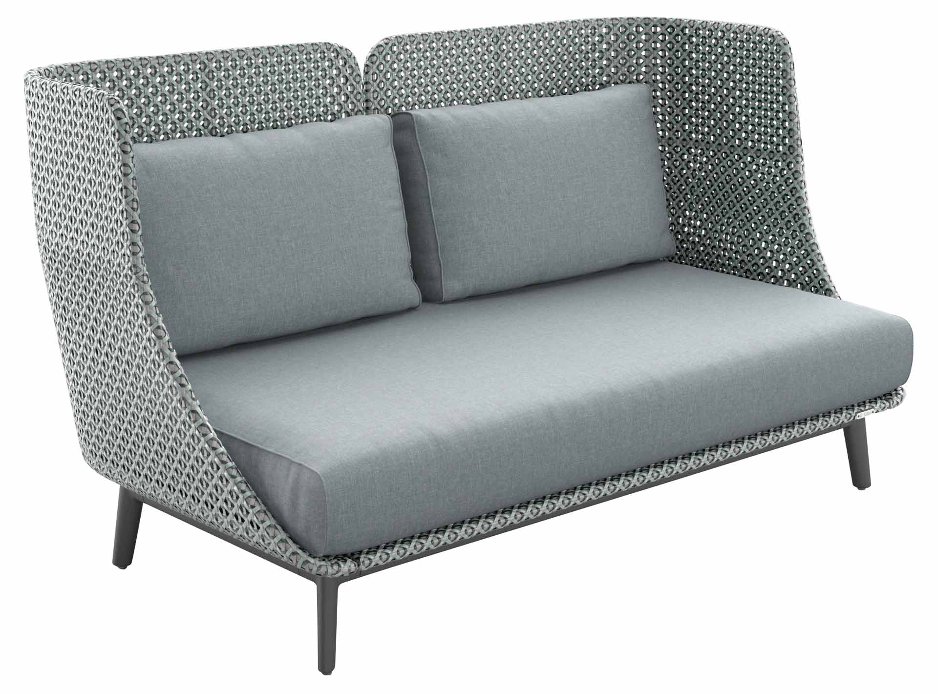 MBARQ 3-Sitzer Lounge Sofa mit hoher Rückenlehne, nori/baltic
