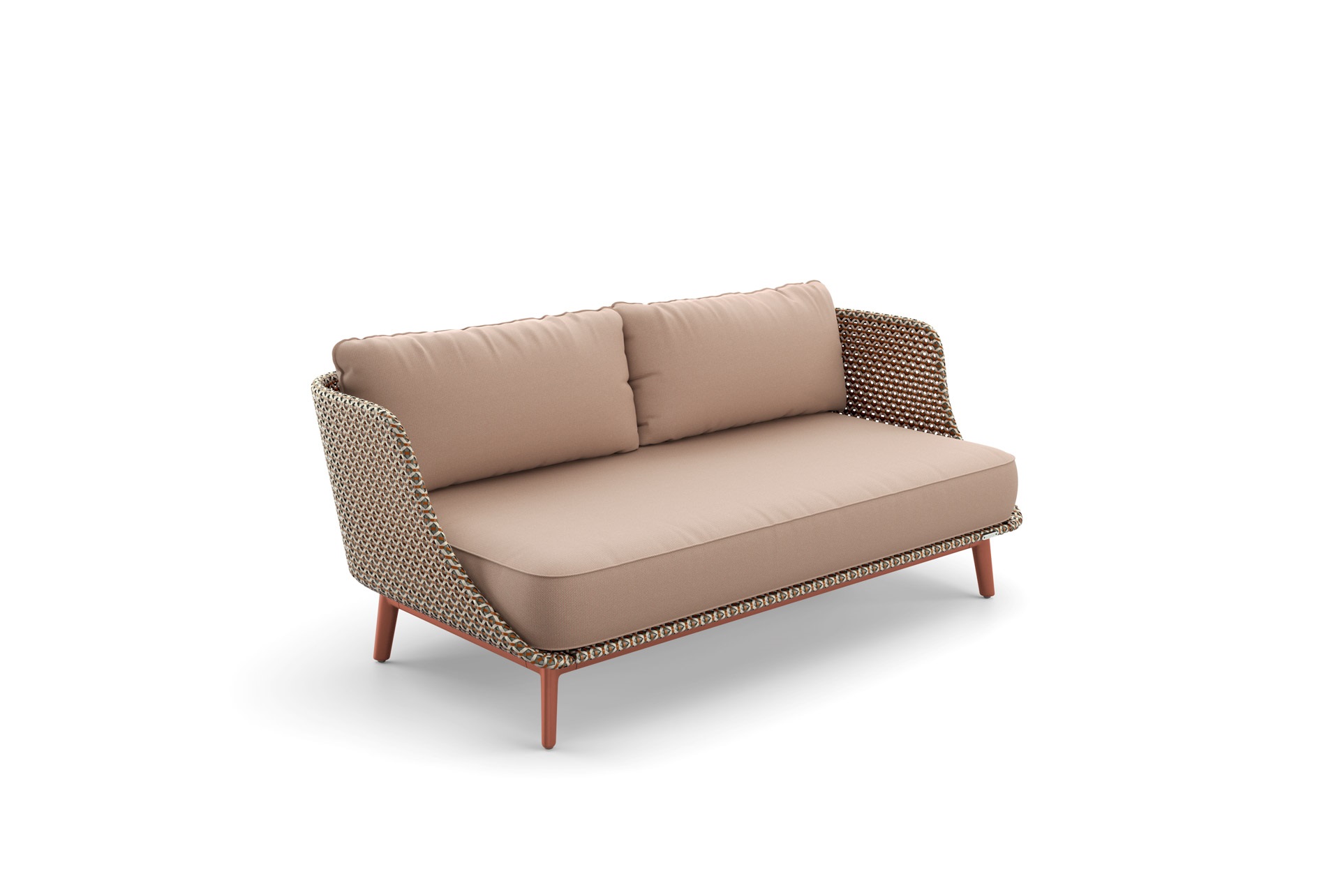 MBARQ 3-Sitzer Lounge Sofa, terracotta/chestnut