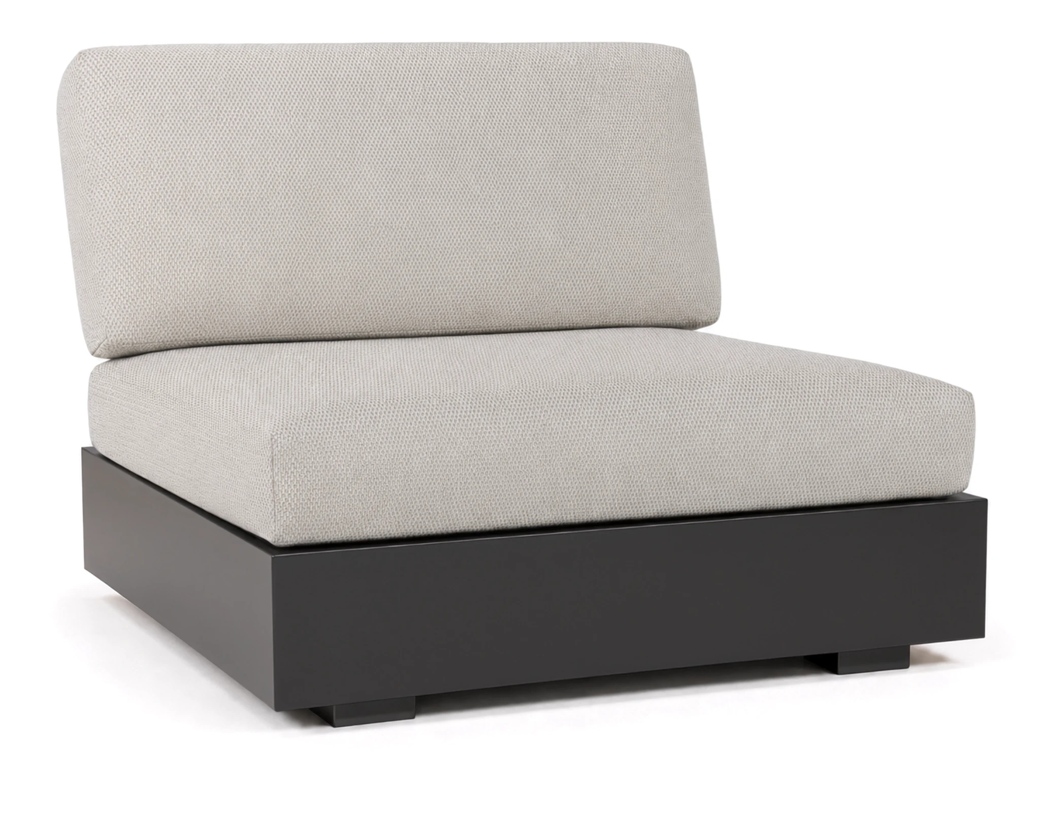 Bari 1-Sitzer Lounge Sessel grau/Sunbrella® lopi marble R018