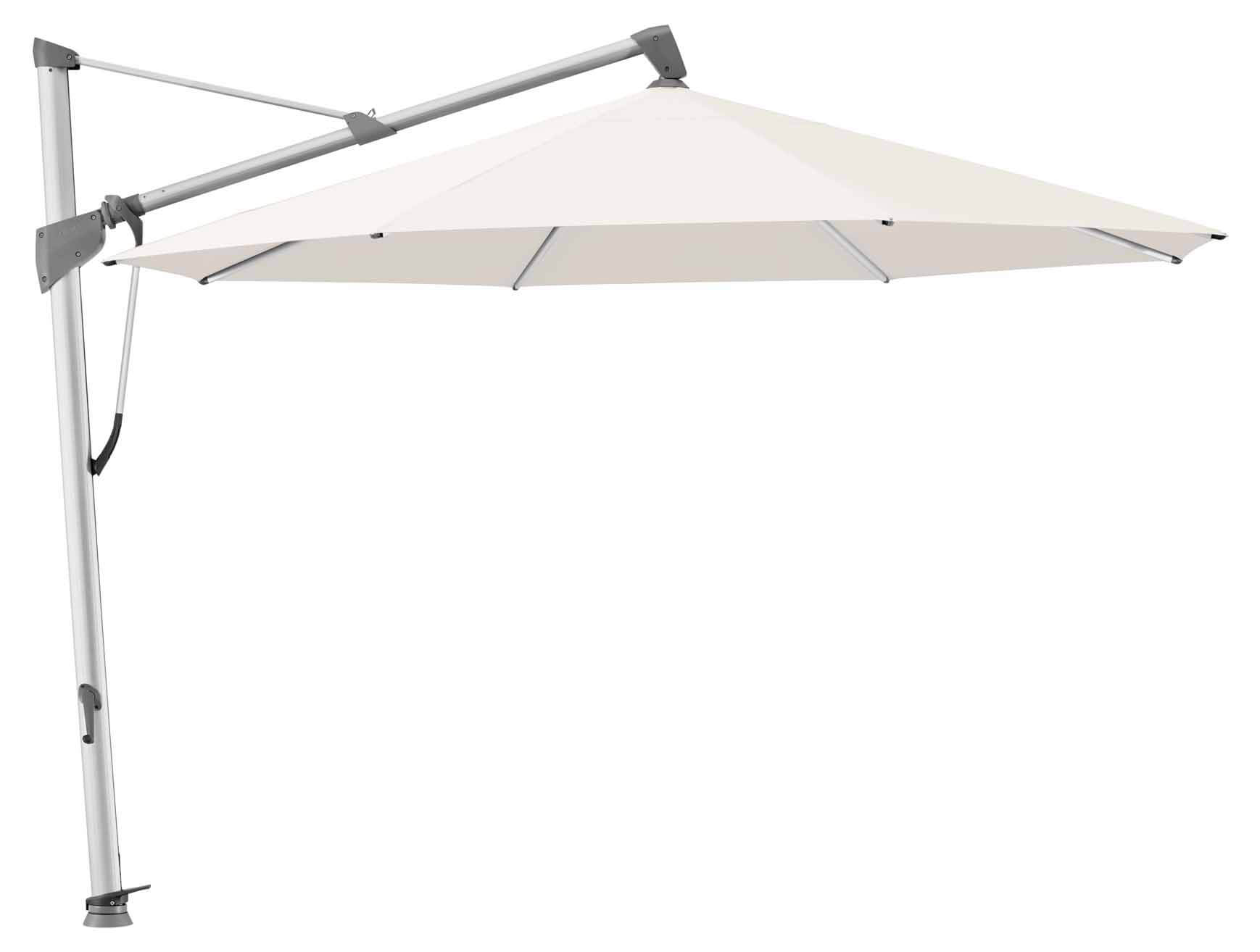 SOMBRANO® S+ Ampelschirm 350cm rund, eloxiert/453 vanilla