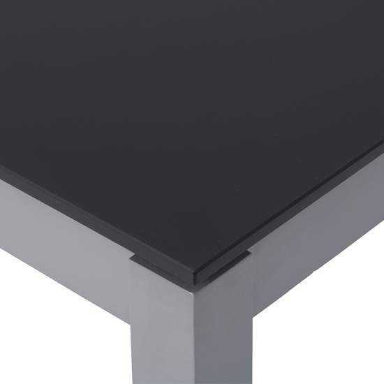 Tischplatte 160x90cm rechteckig, Glas dunkeklgrau