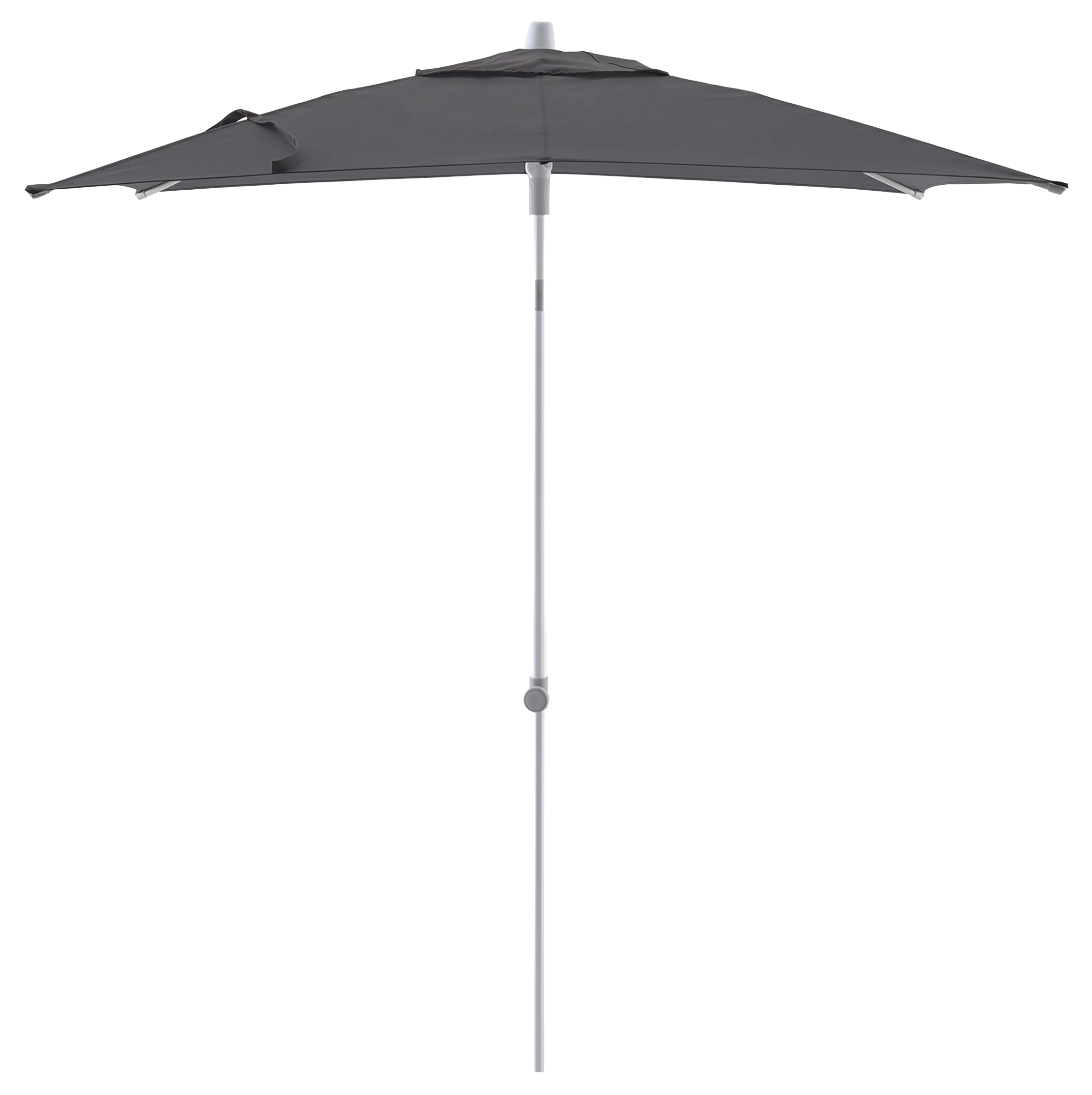 Solid Pro Luxe Sonnenschirm 210x150cm, eloxiert/basalt