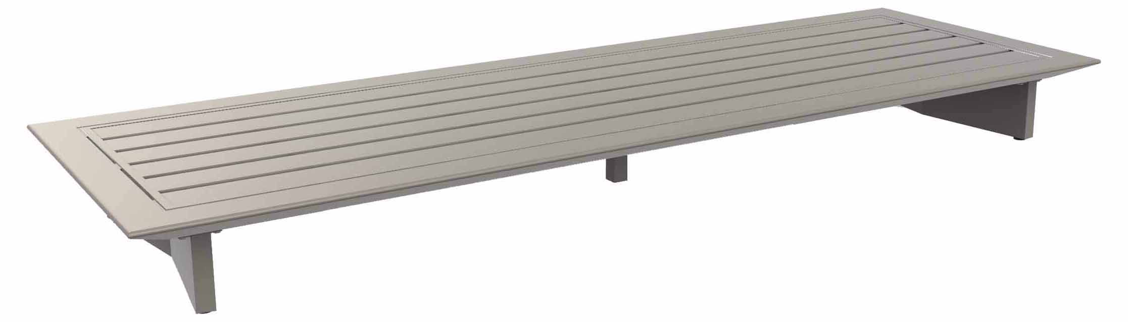 Arbon 3-Sitzer Lounge Basismodul 270x90cm, sand