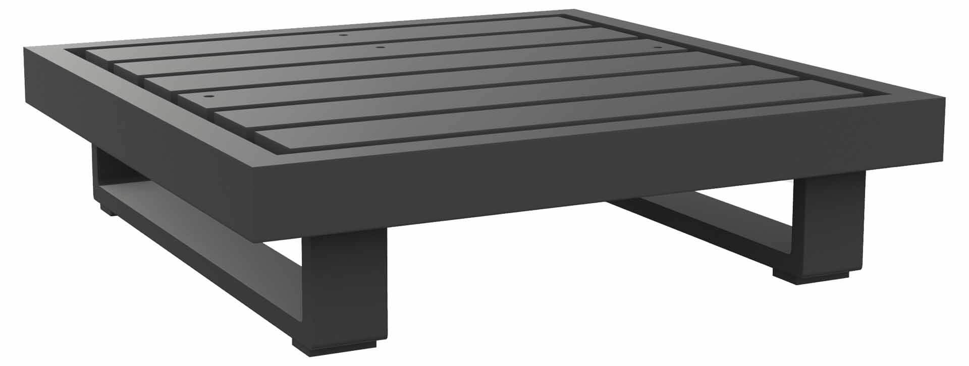 Fano XS 1-Sitzer Lounge Basismodul 76x76cm, eisengrau