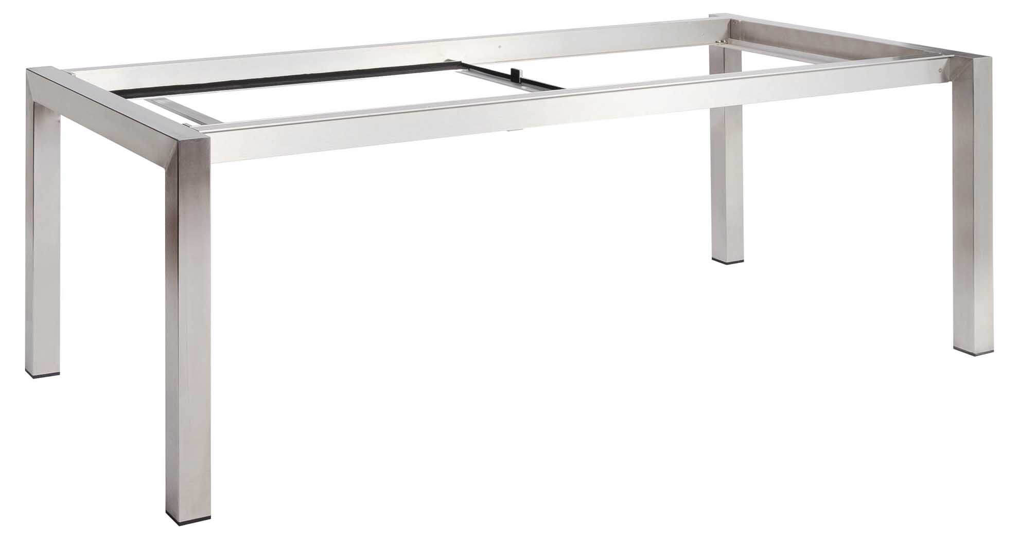 Kos Ausziehtisch-Gestell 220/280/340x100cm rechteckig, Edelstahl