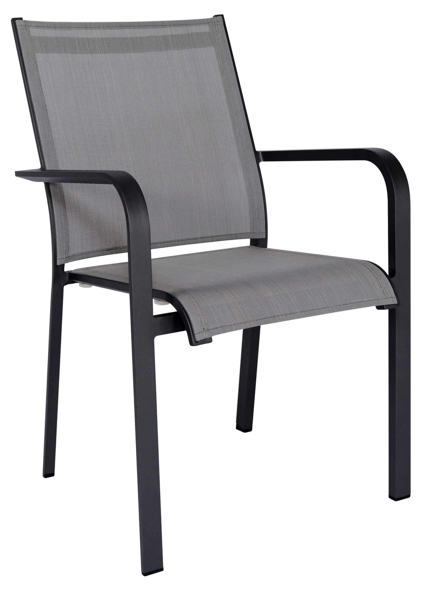 Dransy Stapelsessel eisengrau/silbergrau