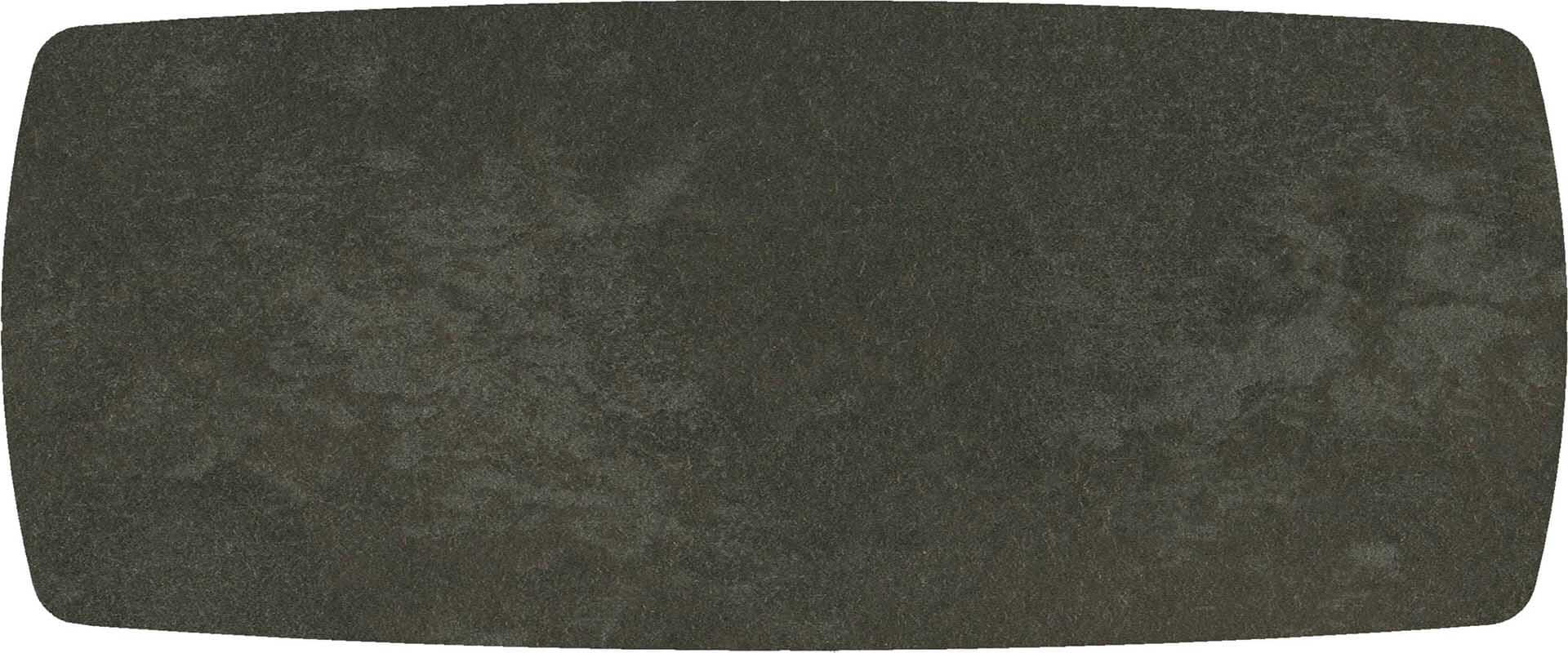 Tischplatte 240x100cm Bootsform, HPL granit dunkelgrau (8mm)