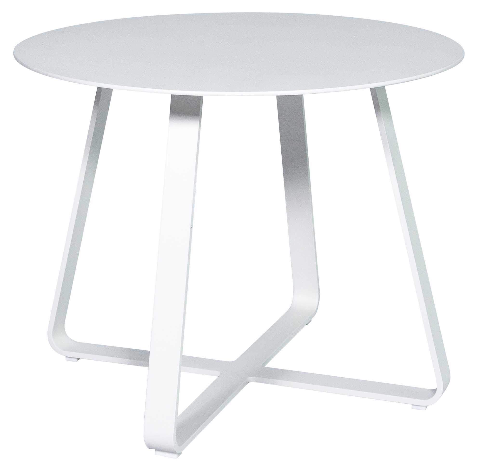 Elko Lounge Beistelltisch 60cm, weiß
