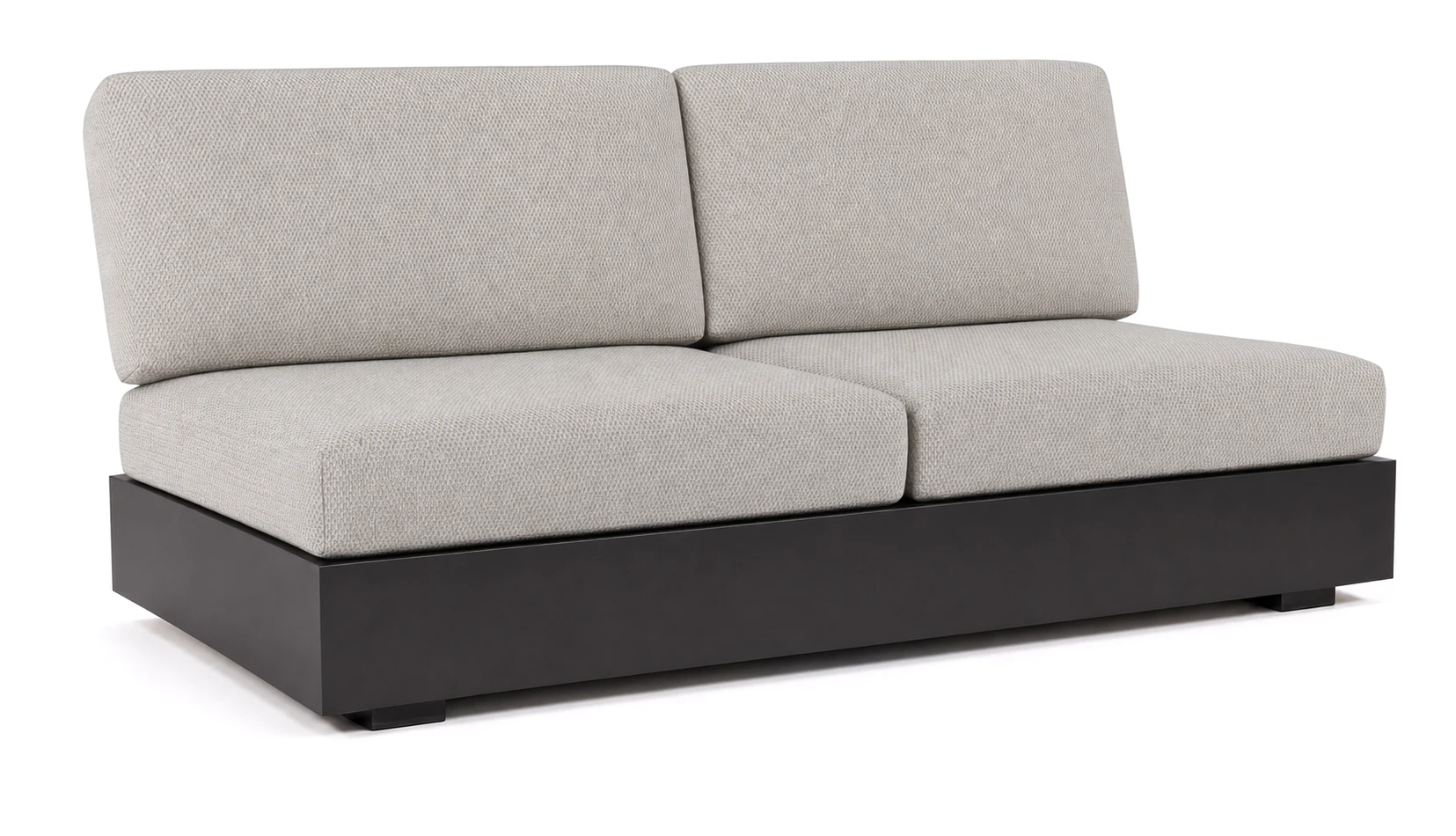 Bari 2-Sitzer Lounge Sofa grau/Sunbrella® lopi marble R018