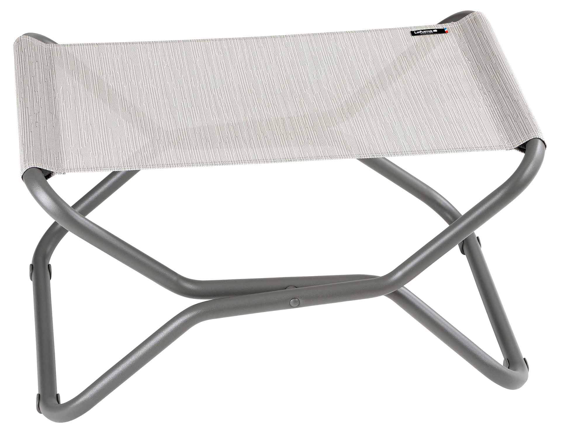 Next Hocker, titane/galet duo