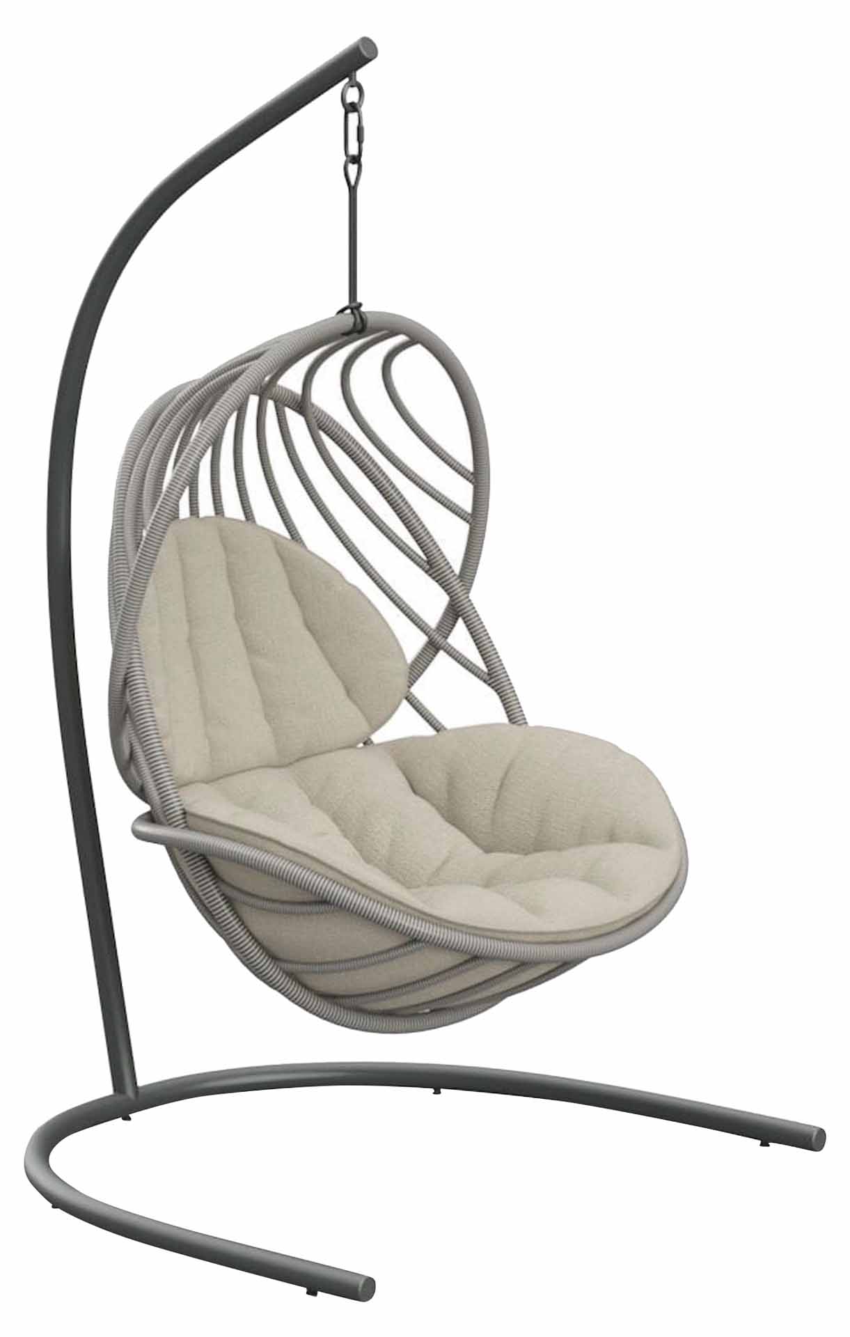 KIDA hängender Sessel inkl. Standfuss, ease touch