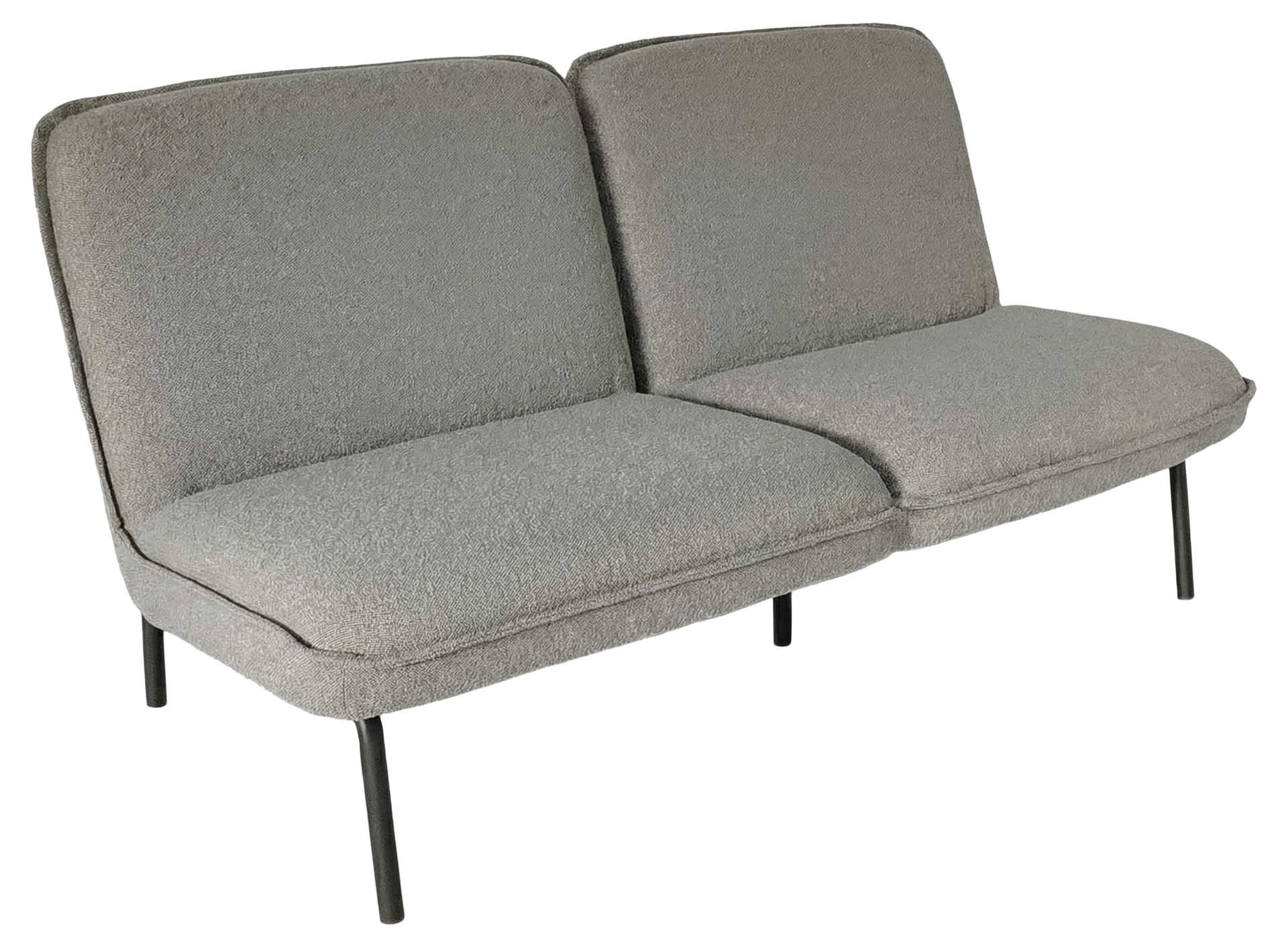 Luna 2-Sitzer Element eisengrau/grau