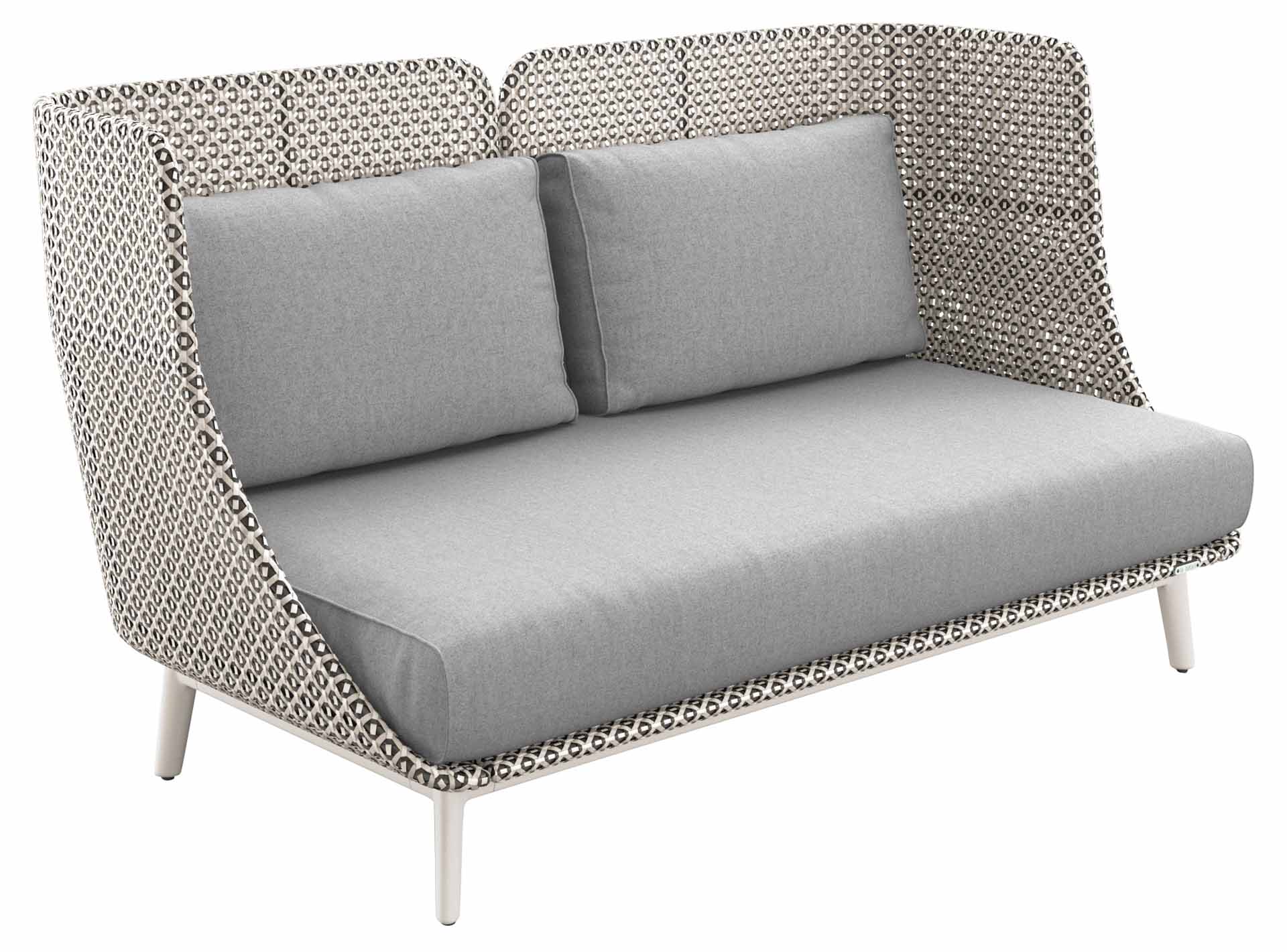 MBARQ 3-Sitzer Lounge Sofa mit hoher Rückenlehne, lipari/pepper | 115 | pepper/lipari