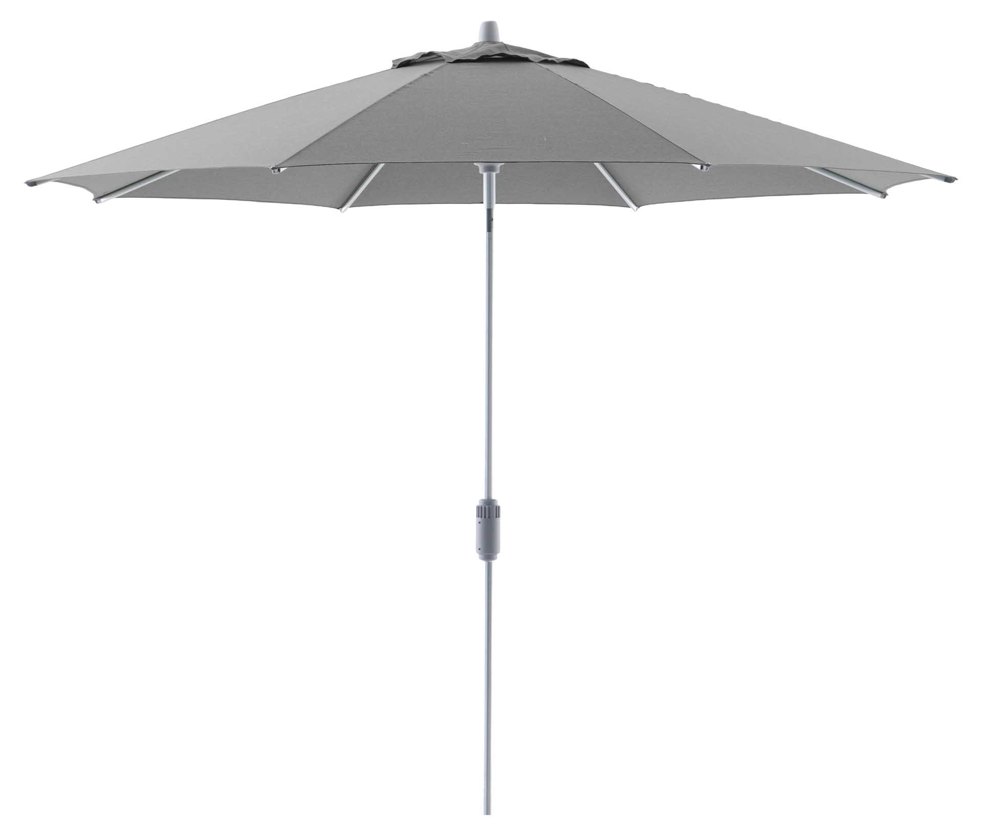 Comfort Uno Pure Sonnenschirm rund Ø 300cm, eloxiert/anthrazit