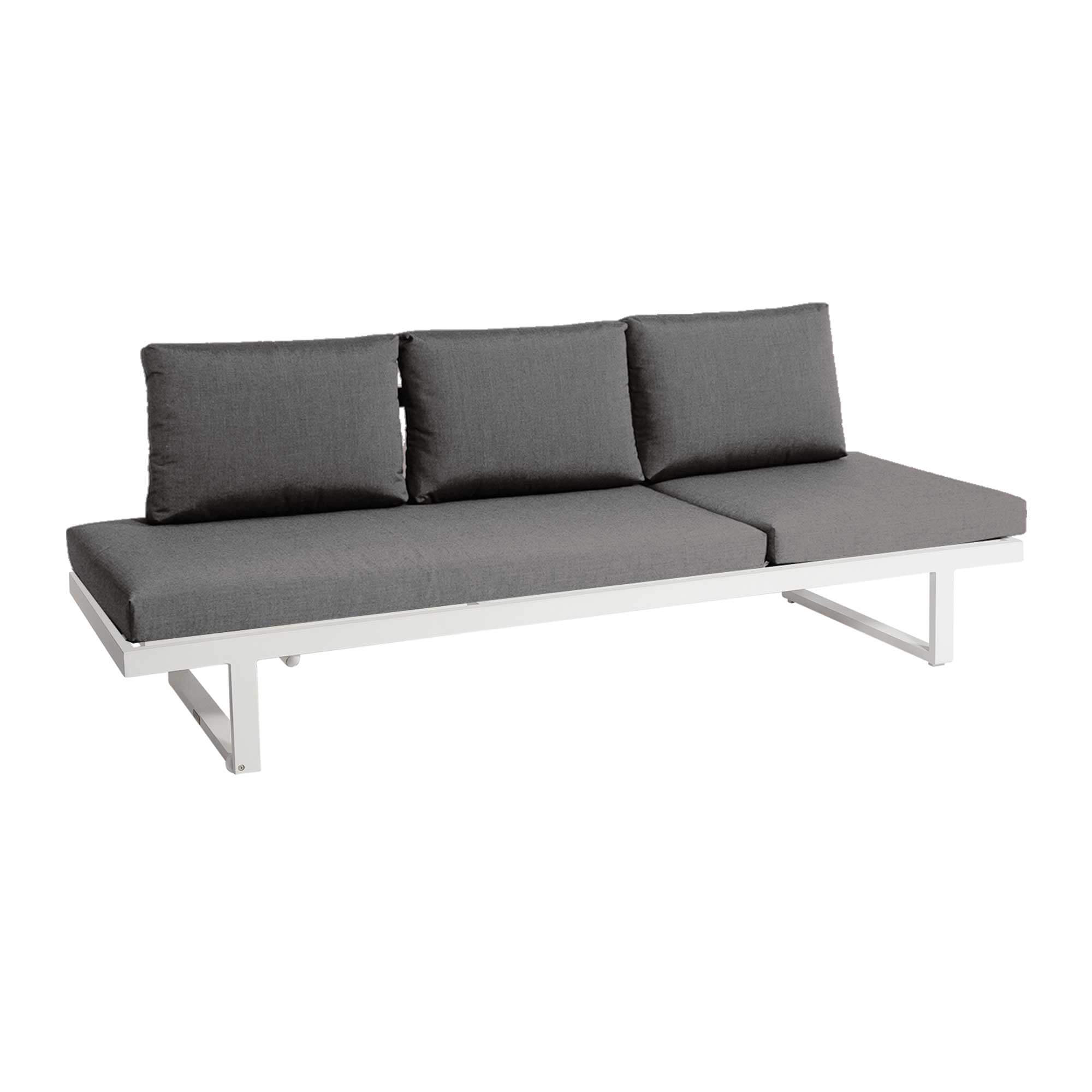 Set Rao Liege weiß, inkl. Kissen