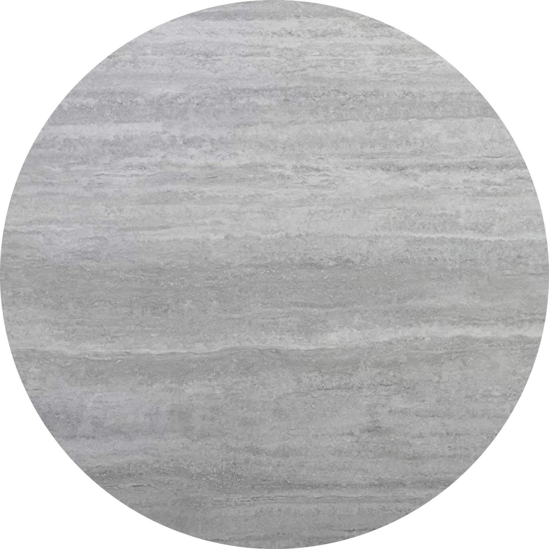 Tischplatte 150cm rund, Keramik travertino silver (6mm)