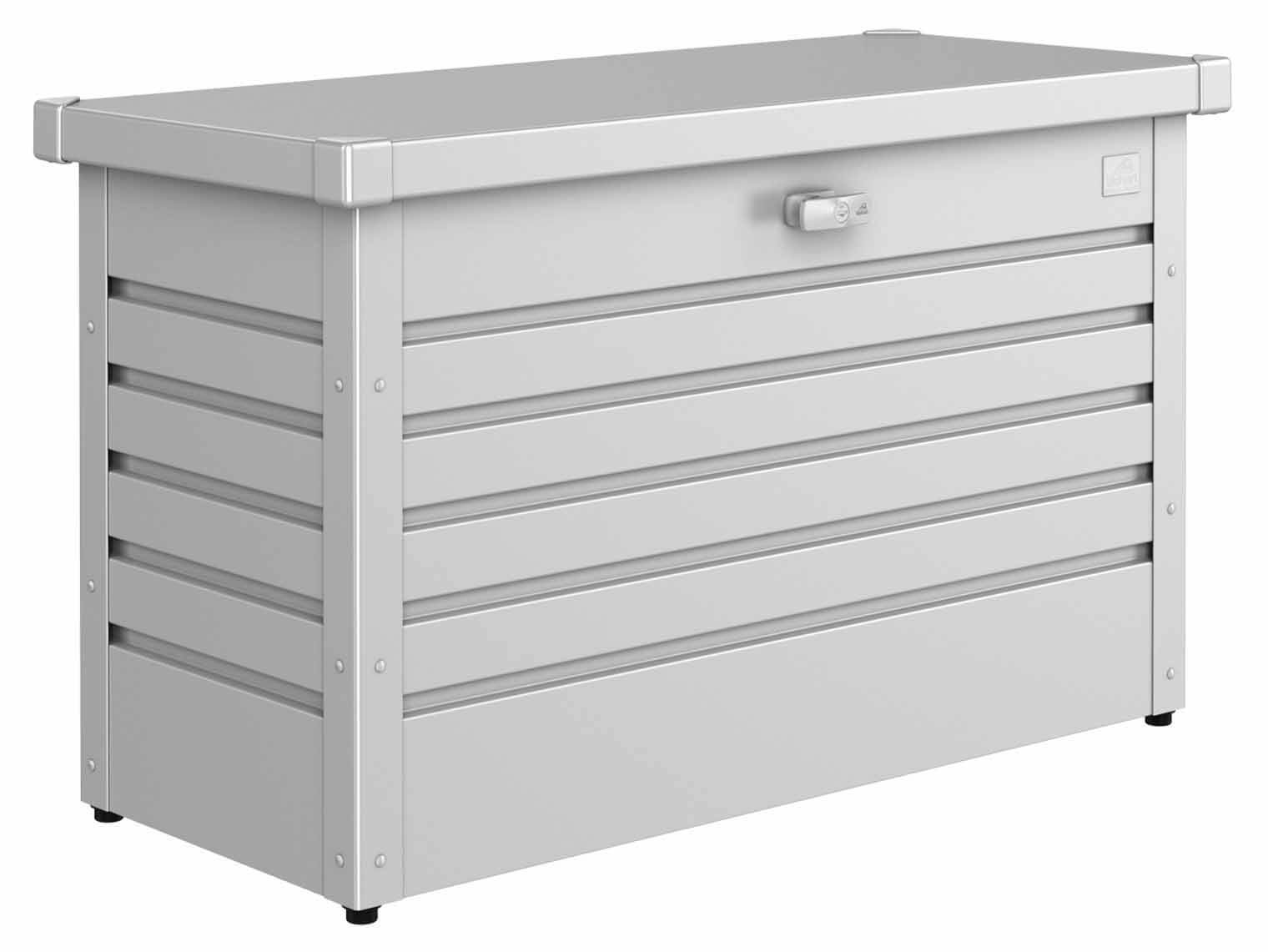 FREIZEITBOX 100 Kissenbox 101x46x61cm, silber-metallic, zerlegt