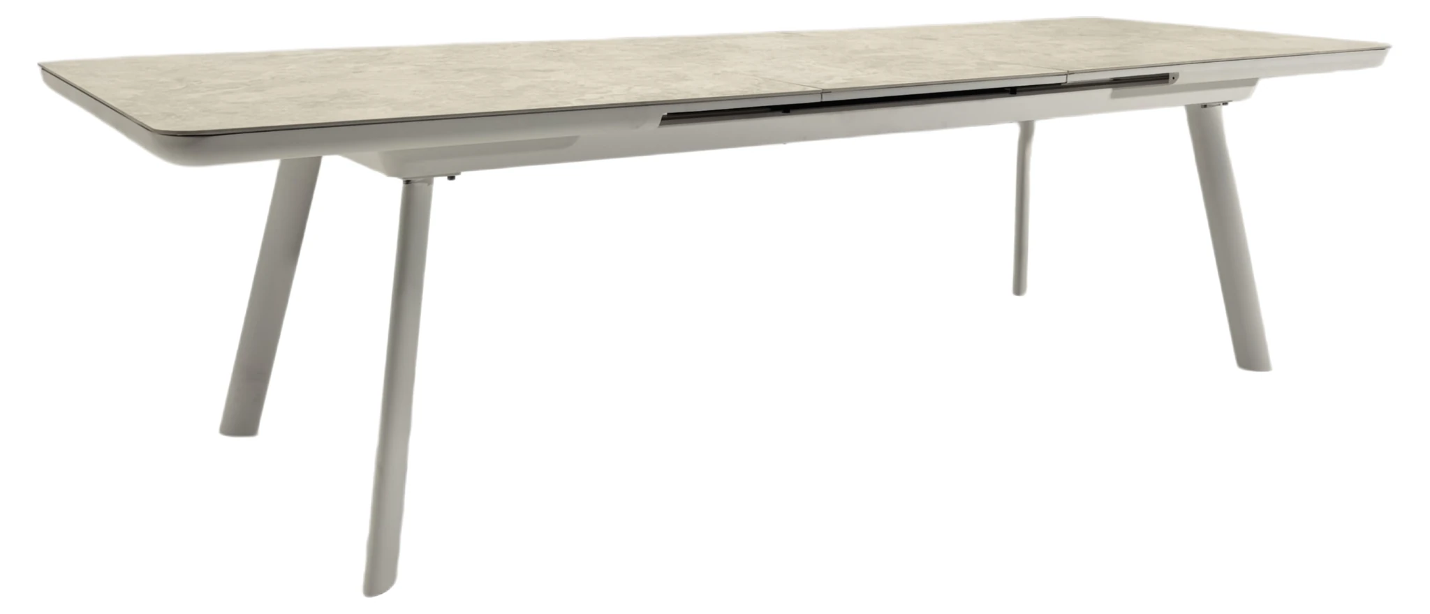 Moby Ausziehtisch 220/280x100cm, Aluminium/Keramik