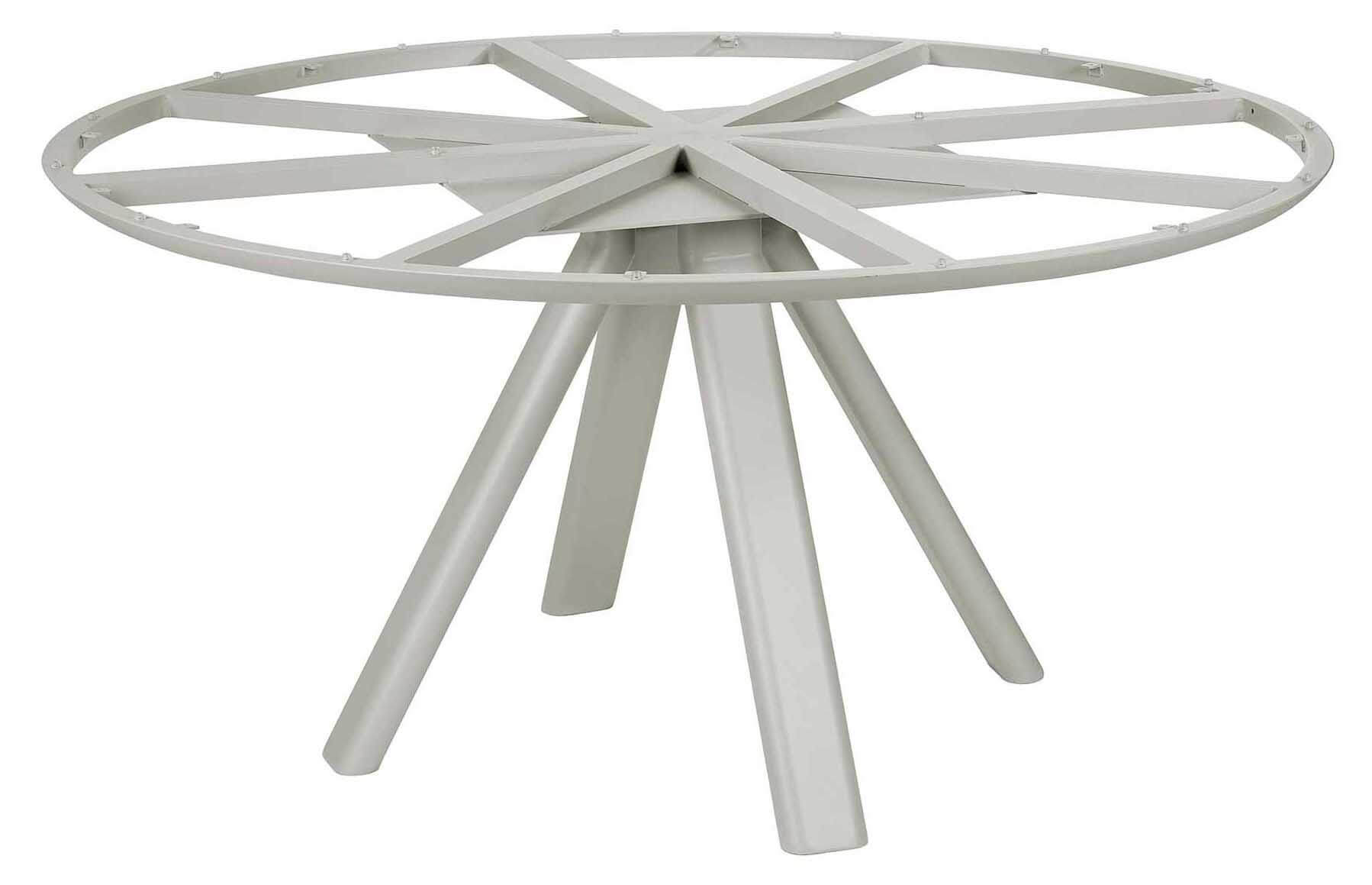 Tofino Tischgestell für Platten Ø 120cm, dune