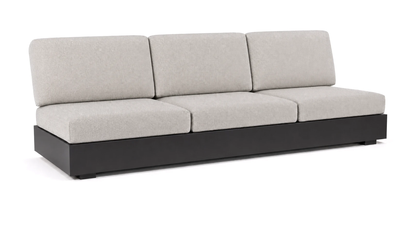 Bari 3-Sitzer Lounge Sofa grau/Sunbrella® lopi marble R018