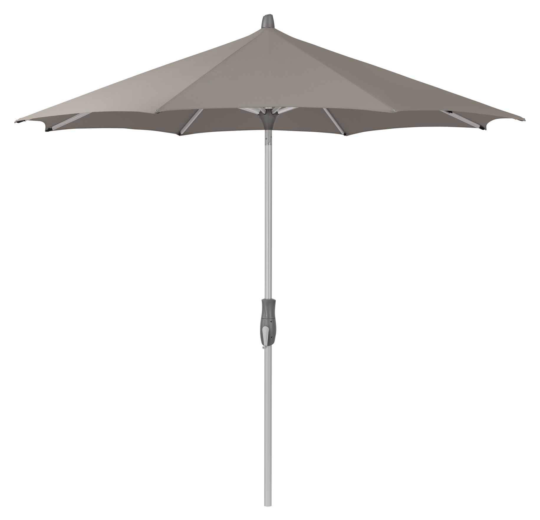 ALU-TWIST Sonnenschirm 330cm rund, Stoff 461 taupe