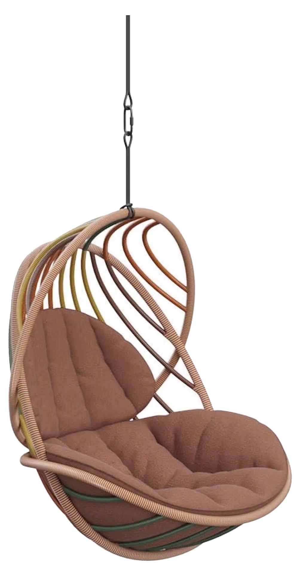 KIDA hängender Sessel inkl. Seil, glow touch