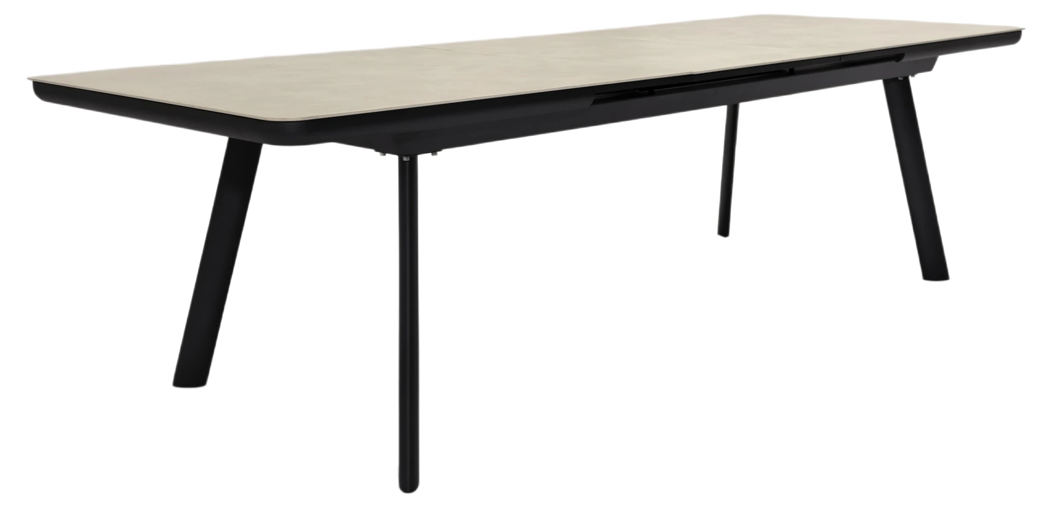 Moby Ausziehtisch 220/280x100cm, Aluminium/Keramik