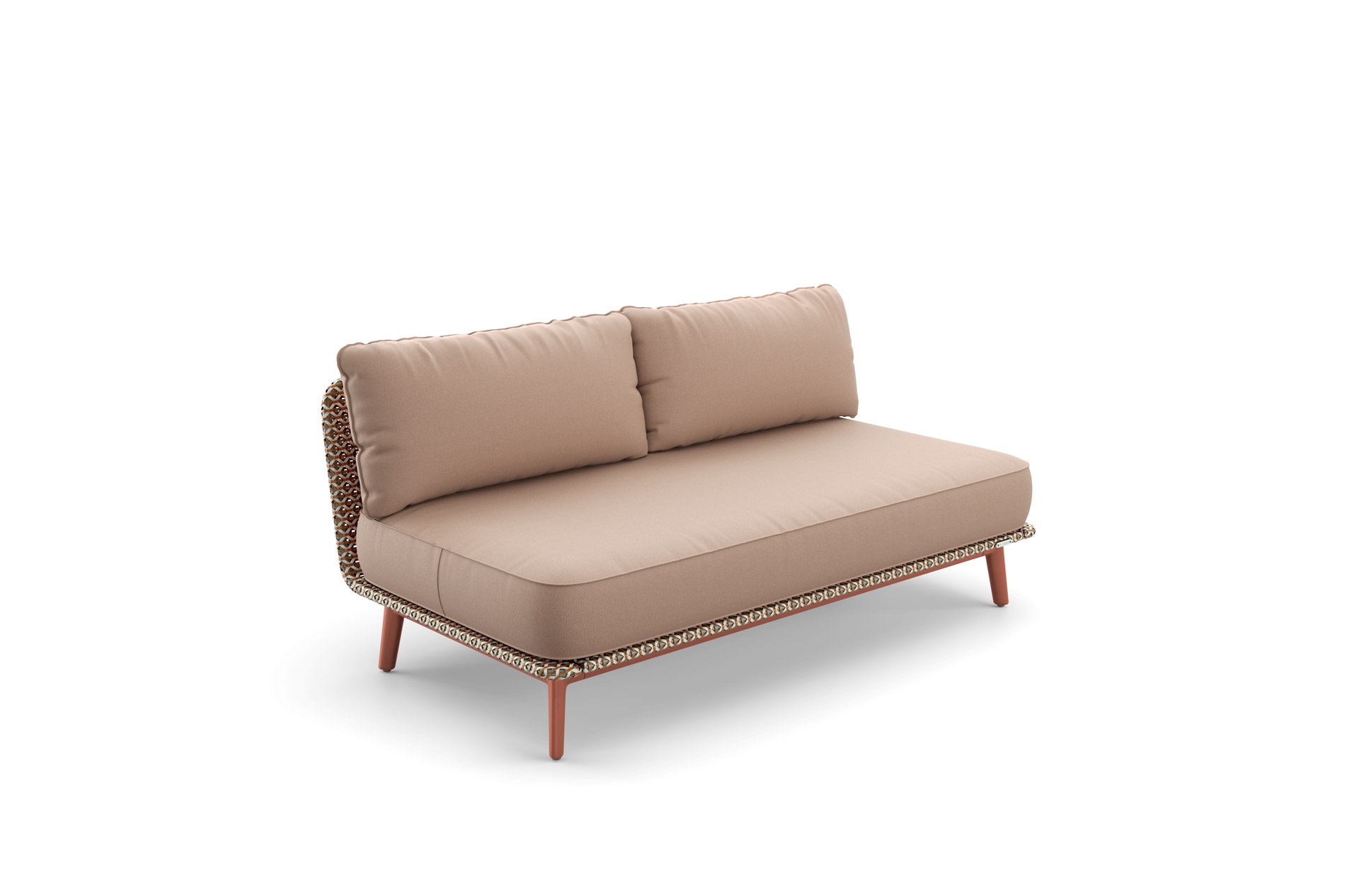 MBARQ Lounge Mittelmodul, terracotta/chestnut