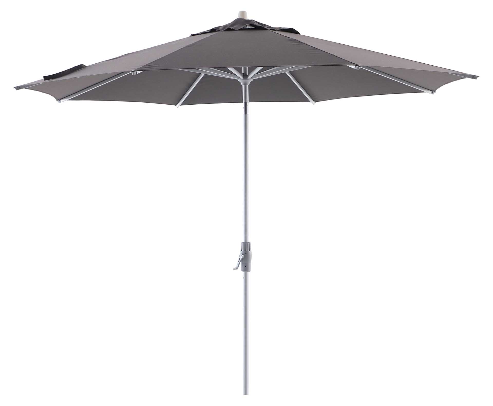 Comfort Uno Select V1 Sonnenschirm 300cm rund, eloxiert/darkgrey