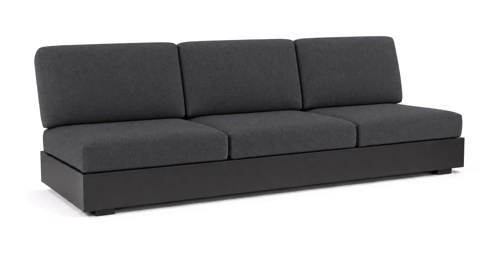 Bari 3-Sitzer Lounge Sofa grau/Sunbrella® lopi shadow R013
