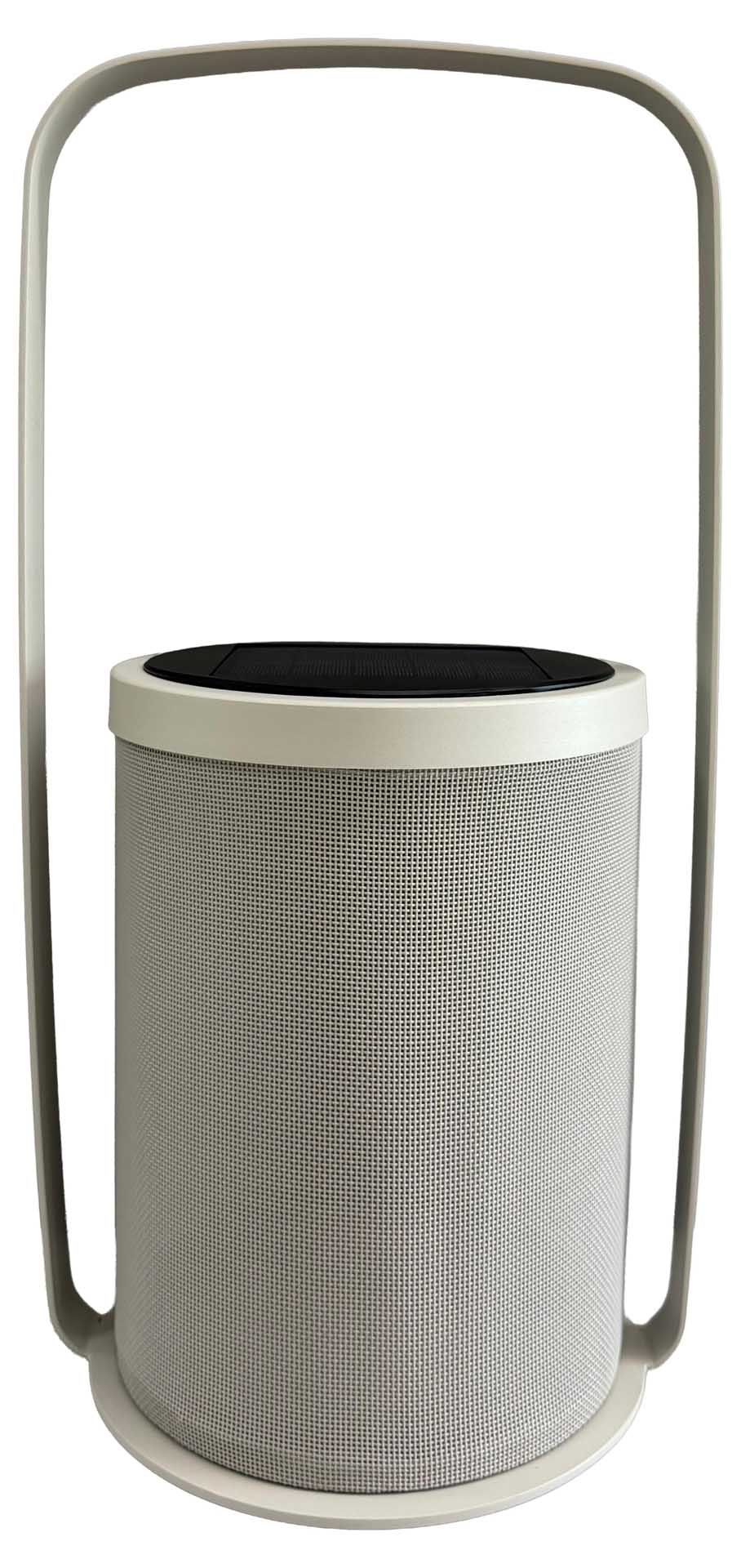 Luna Solar-Leuchte 25cm ø, 51cm hoch, dune