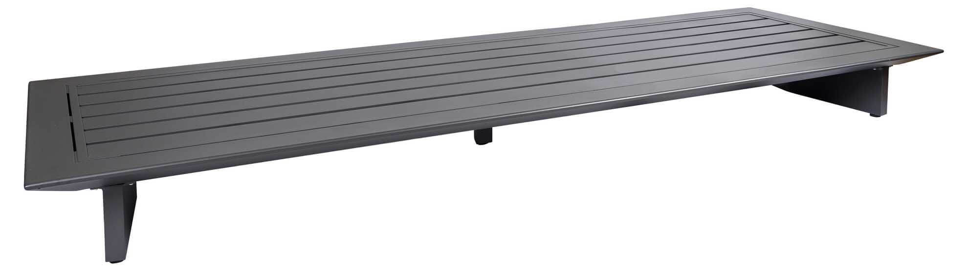 Arbon 3-Sitzer Lounge Basismodul 270x90cm, eisengrau