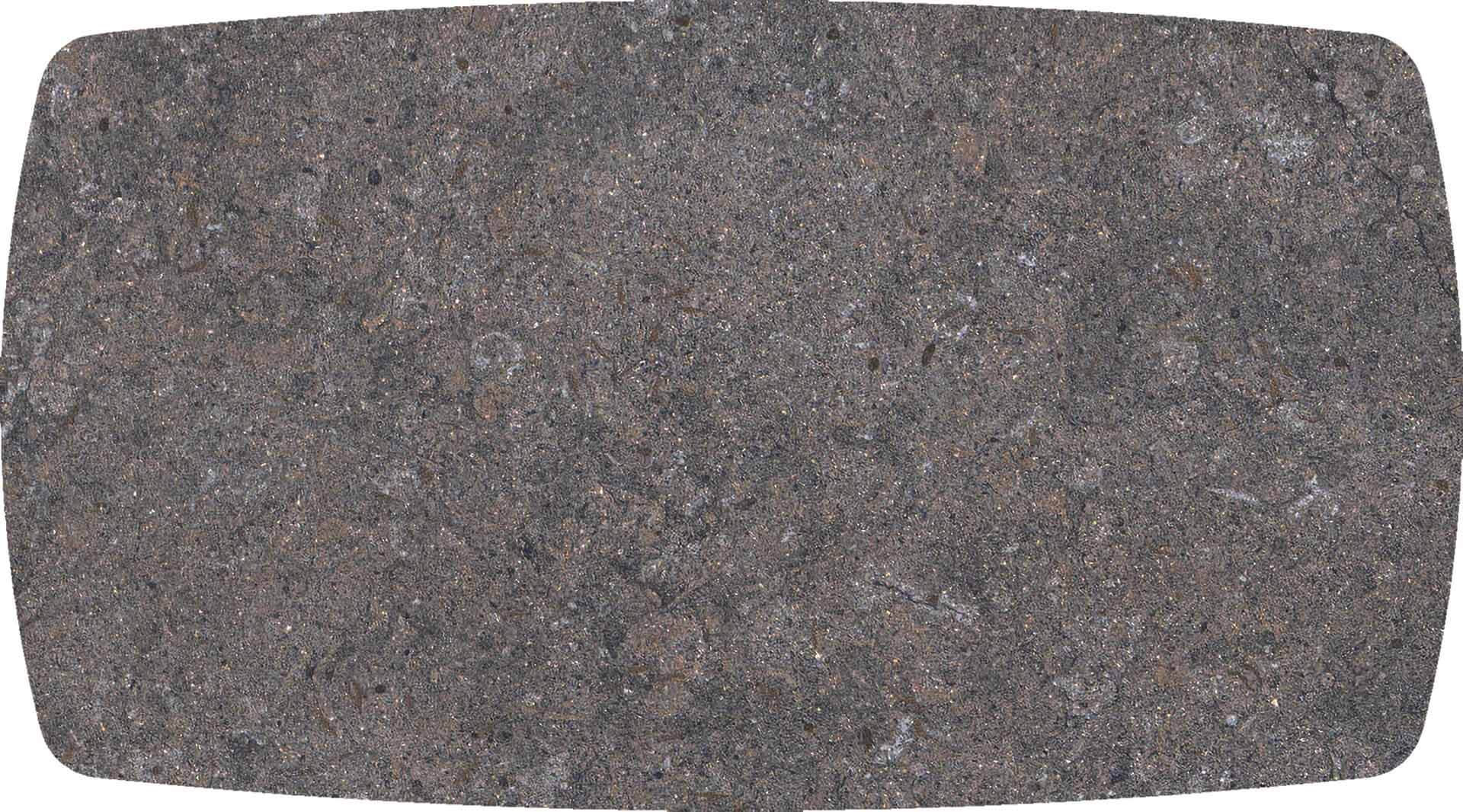 Tischplatte 180x100cm Bootsform, Dekton pietra grafite (8mm)