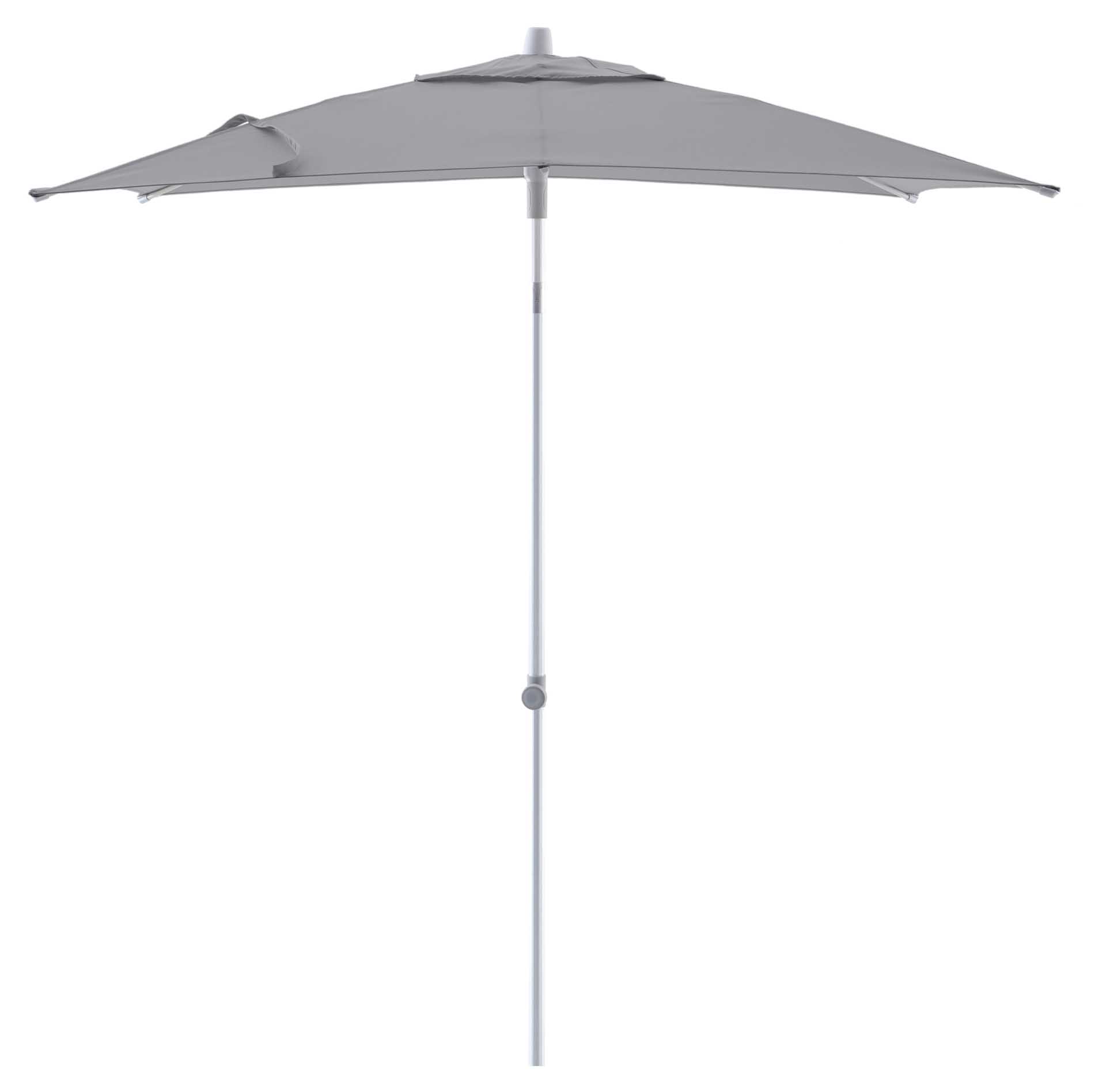 Solid Pro Luxe Sonnenschirm 210x150cm, eloxiert/smoke