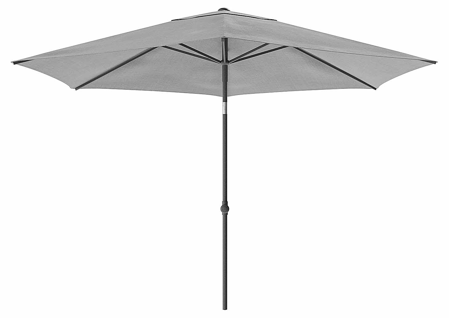 MALIBU Sonnenschirm 250cm rund, anthrazit/Sunbrella® shingles