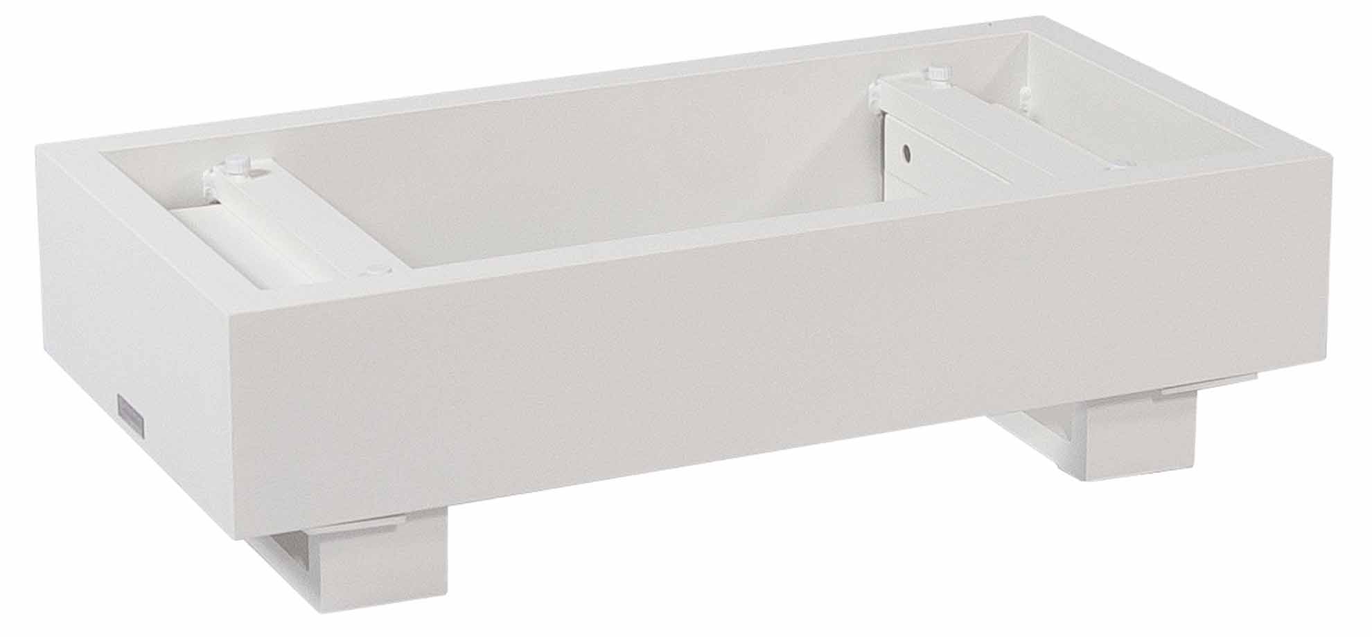 Bari Lounge Rahmen zu Kaffeetisch 90x45cm, weiß