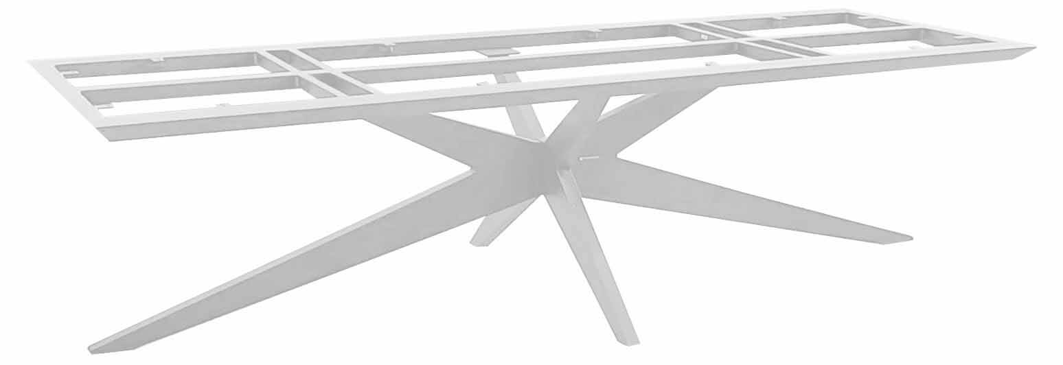 Yate Tischgestell 240x85cm für Platten 280x100cm, weiß